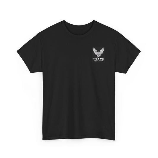 USA-25 Eagle Chest Logo T-Shirt