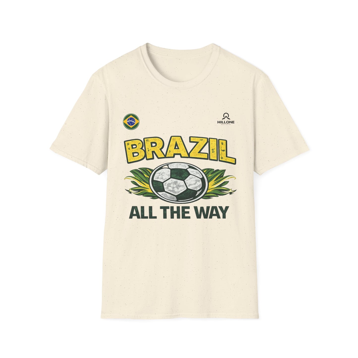 Brazil All The Way Soccer T-Shirt
