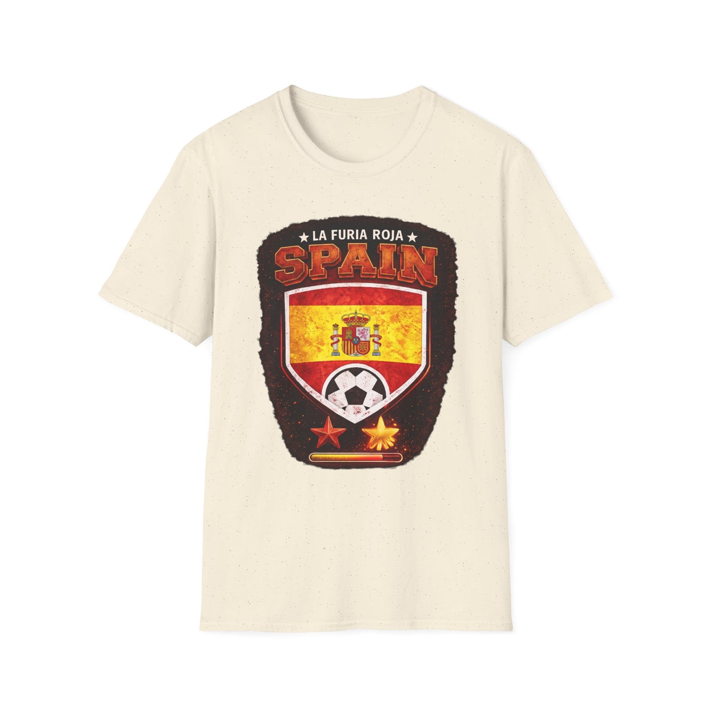 Spain Soccer Crest T-Shirt – "La Furia Roja" Football Jersey Tee