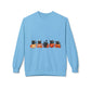 Halloween Black Cat Crewneck Sweatshirt — Cute Cats in Pumpkins Design