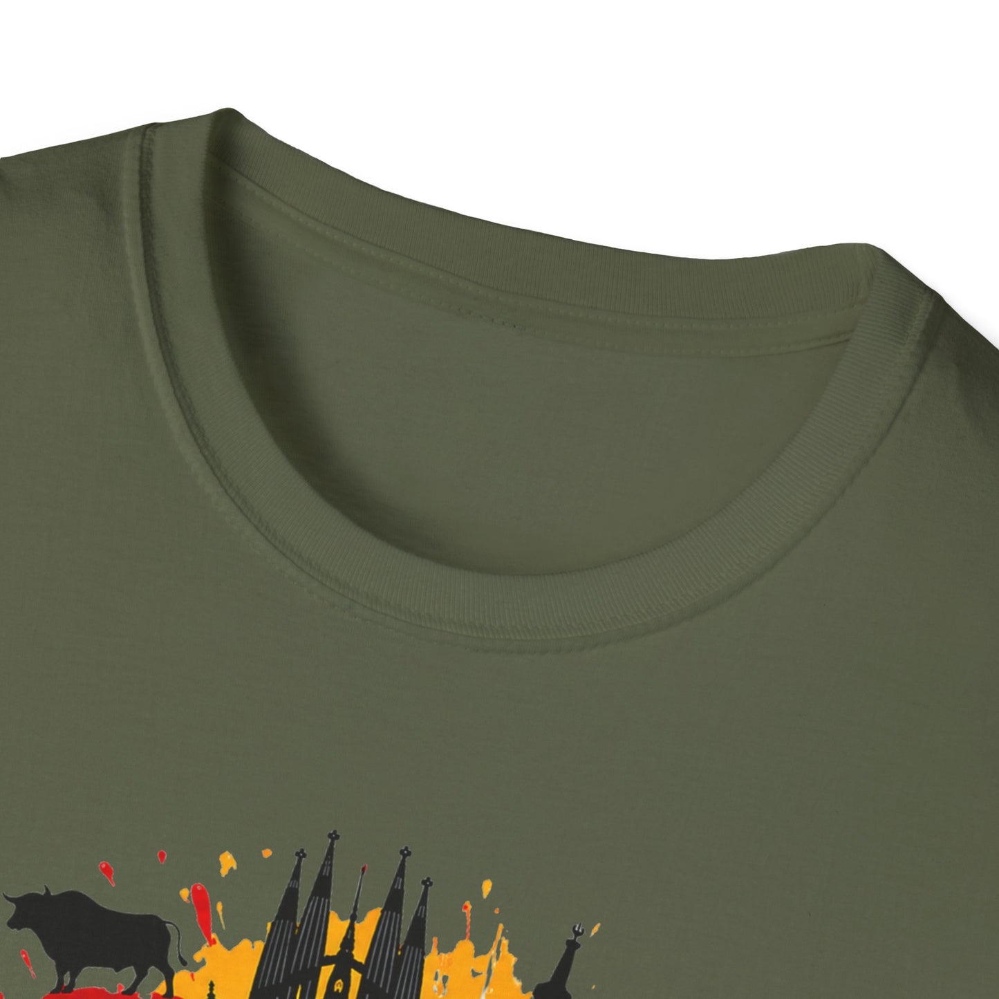 Spain 2026 World Cup T-Shirt – Spanish Flag & Trophy Soccer Fan Tee