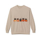 Halloween Black Cat Crewneck Sweatshirt — Cute Cats in Pumpkins Design