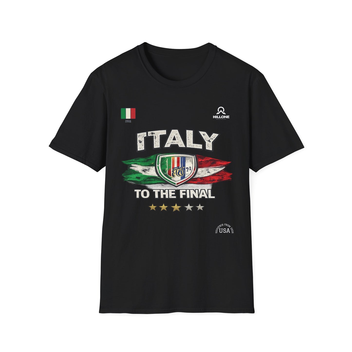 Italy To The Final T‑Shirt – Italian Flag Soccer Fan Tee