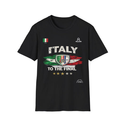 Italy To The Final T‑Shirt – Italian Flag Soccer Fan Tee