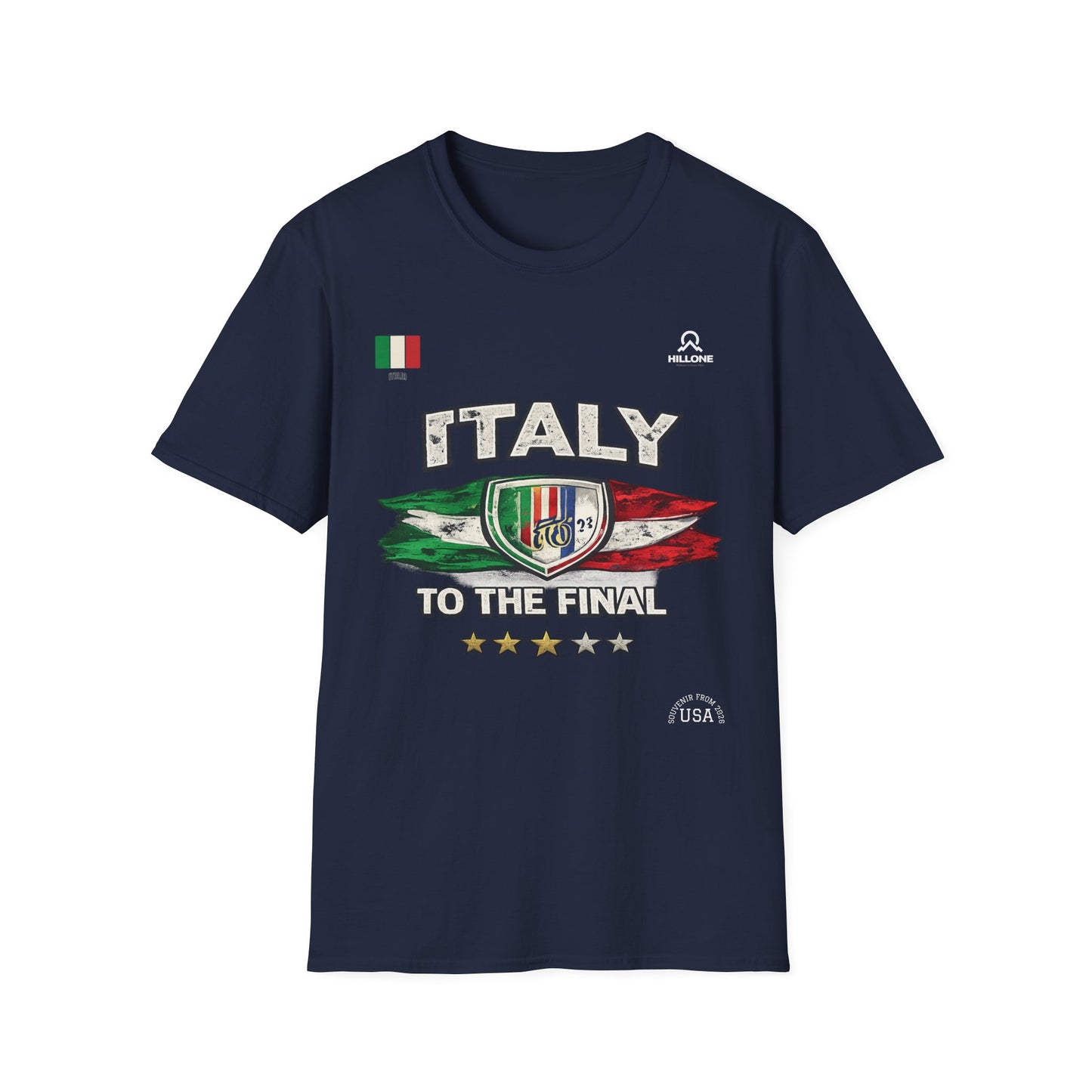 Italy To The Final T‑Shirt – Italian Flag Soccer Fan Tee