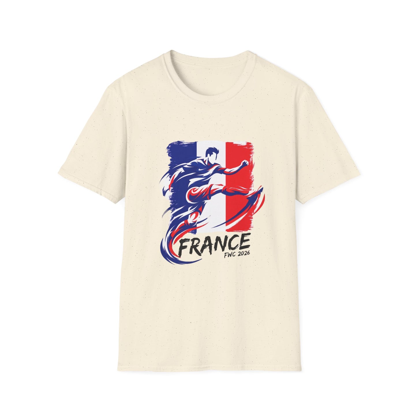 France Soccer Player Graphic T-Shirt – French Flag Football Tee (Since 2020)