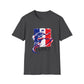 France Soccer Player Graphic T-Shirt – French Flag Football Tee (Since 2020)