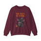 Sweatshirt — 'Too Cute to Spook' Halloween Witch Bat Crewneck
