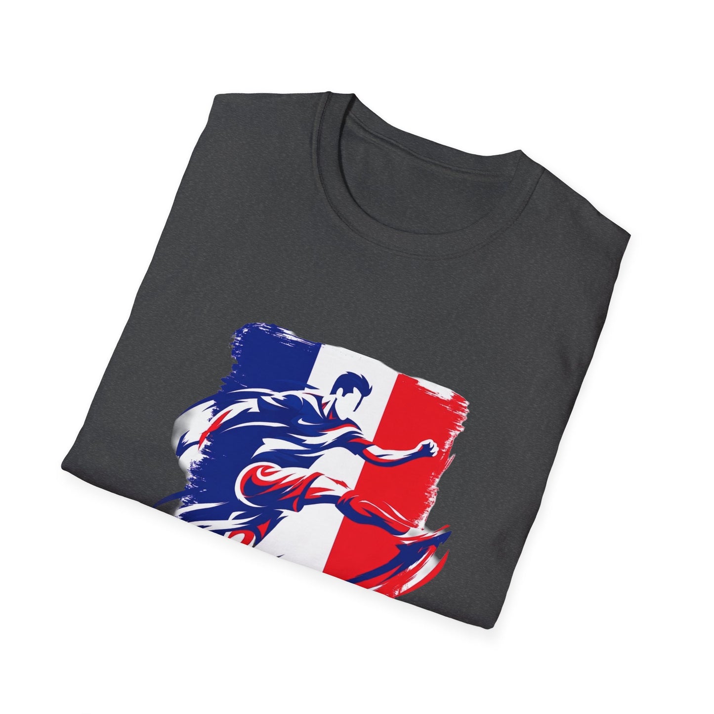France Soccer Player Graphic T-Shirt – French Flag Football Tee (Since 2020)
