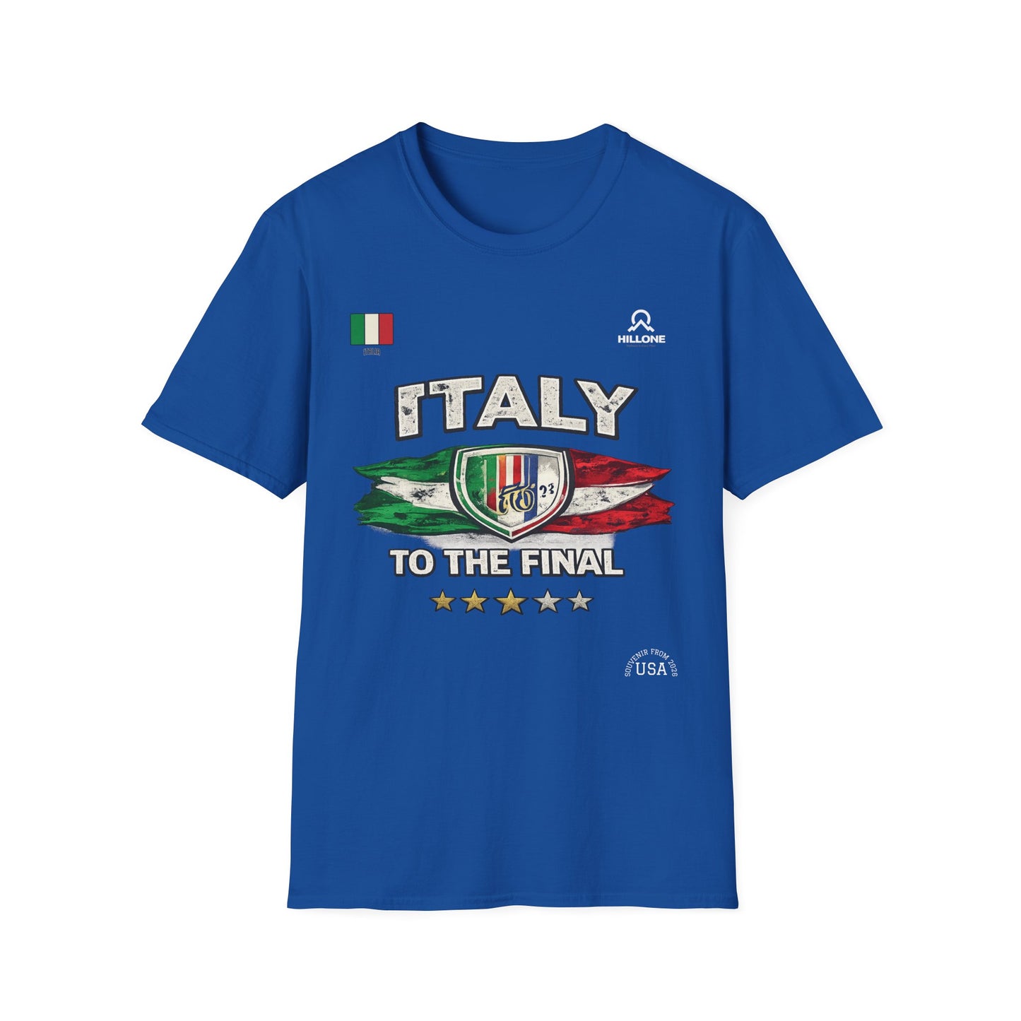 Italy To The Final T‑Shirt – Italian Flag Soccer Fan Tee