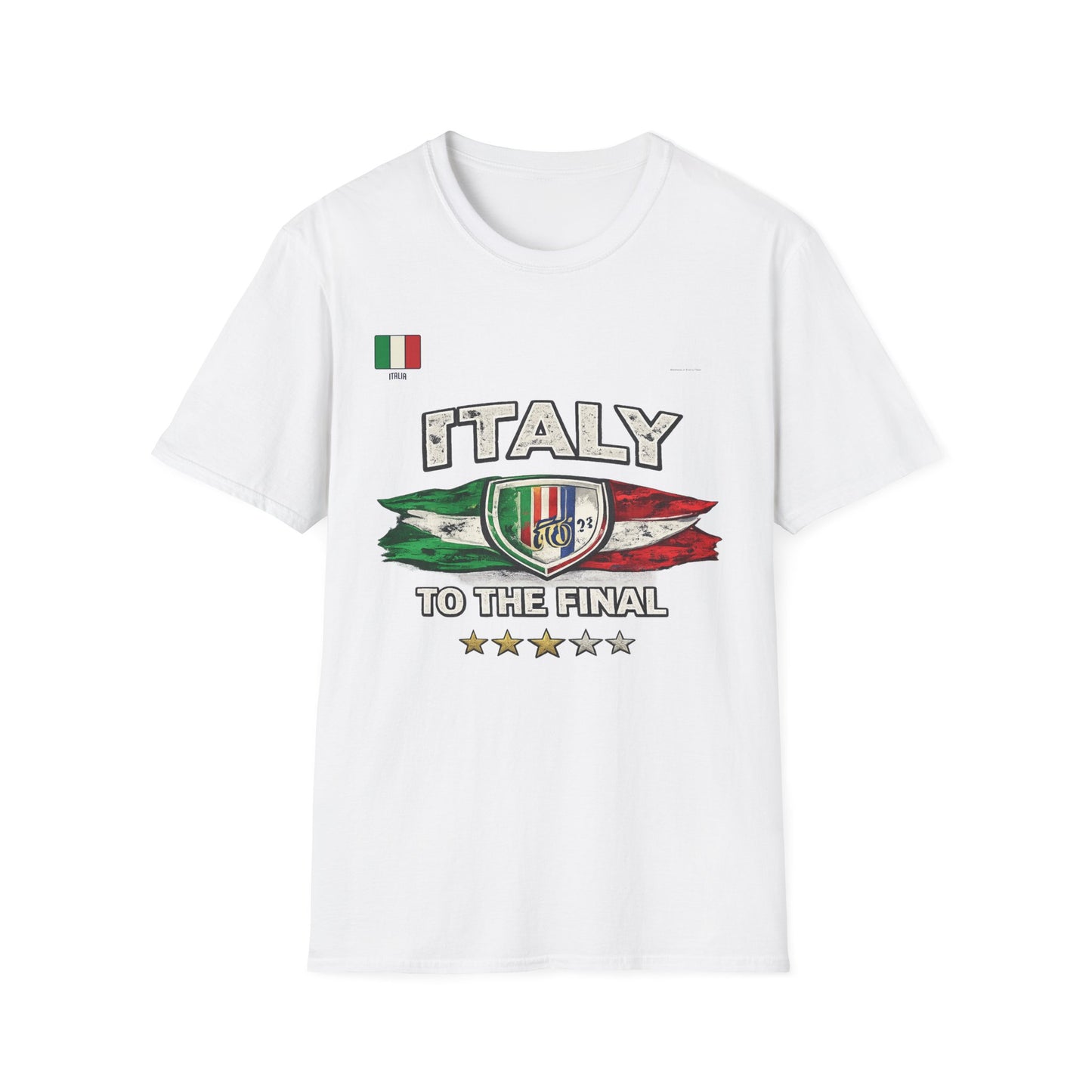 Italy To The Final T‑Shirt – Italian Flag Soccer Fan Tee