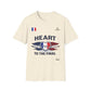 Heart to the Final T-Shirt — French Flag Soccer Fan Tee