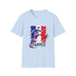 France Soccer Player Graphic T-Shirt – French Flag Football Tee (Since 2020)