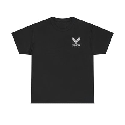 USA-25 Eagle Chest Logo T-Shirt