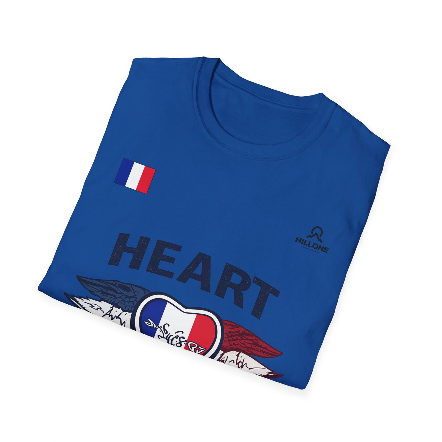 Heart to the Final T-Shirt — French Flag Soccer Fan Tee