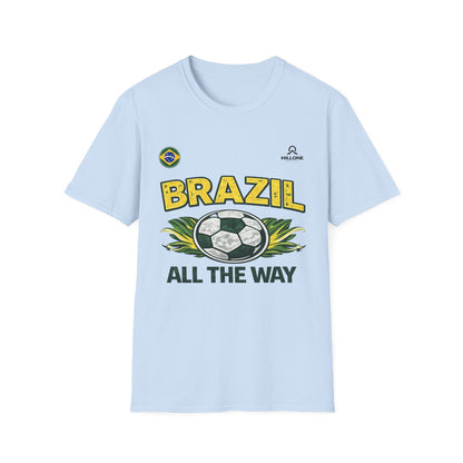 Brazil All The Way Soccer T-Shirt