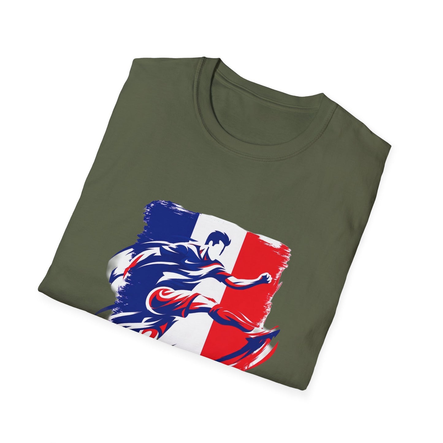 France Soccer Player Graphic T-Shirt – French Flag Football Tee (Since 2020)