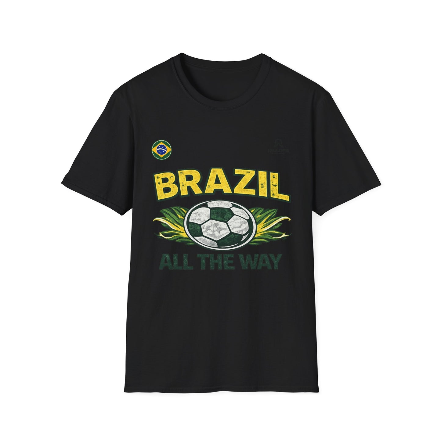 Brazil All The Way Soccer T-Shirt