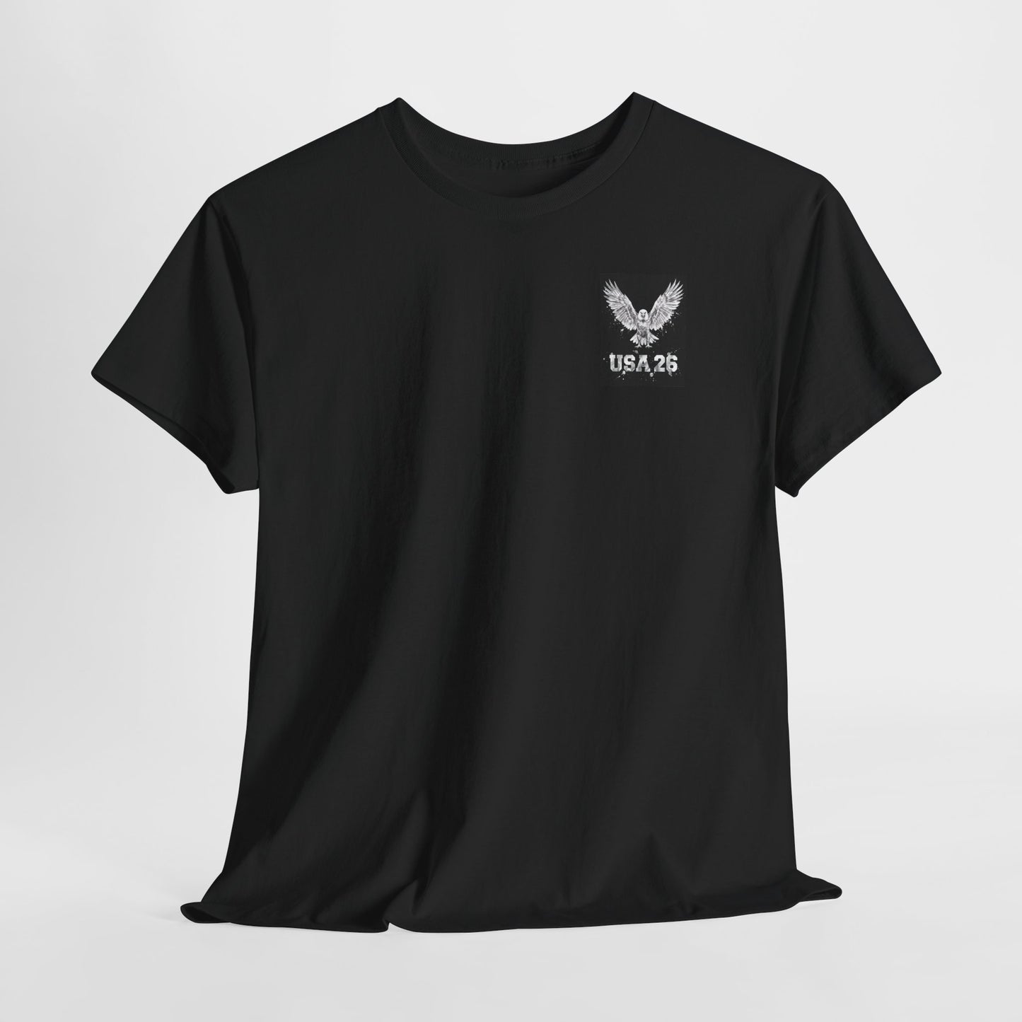 USA-25 Eagle Chest Logo T-Shirt