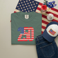 Patriotic "250" Flag Graphic T-Shirt
