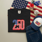 Patriotic "250" Flag Graphic T-Shirt