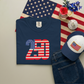 Patriotic "250" Flag Graphic T-Shirt