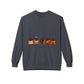 Halloween Black Cat Crewneck Sweatshirt — Cute Cats in Pumpkins Design