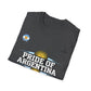 Pride of Argentina T-Shirt — Argentine Flag Sun Football Fan Tee