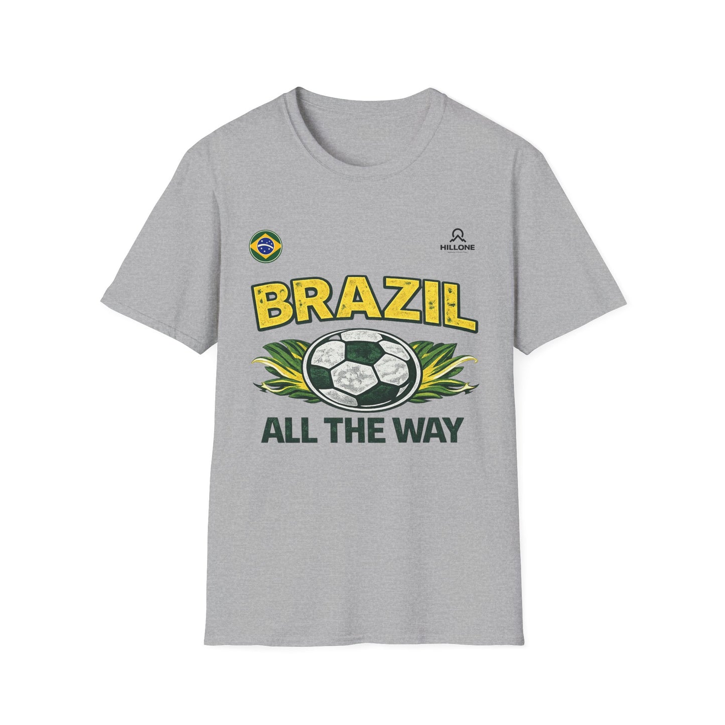 Brazil All The Way Soccer T-Shirt