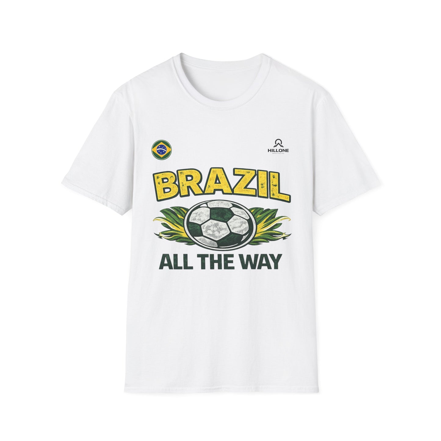 Brazil All The Way Soccer T-Shirt