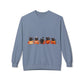 Halloween Black Cat Crewneck Sweatshirt — Cute Cats in Pumpkins Design