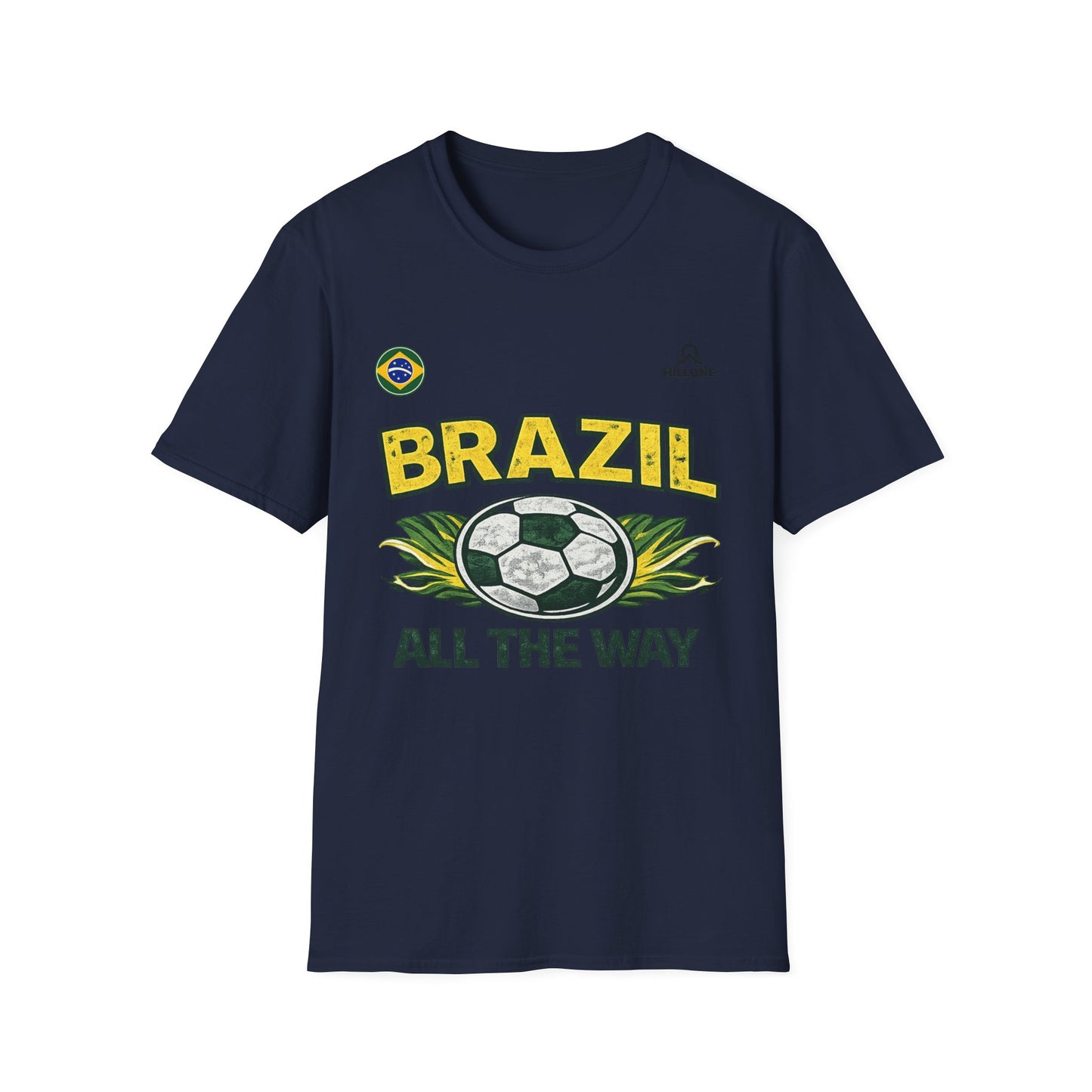 Brazil All The Way Soccer T-Shirt