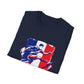 France Soccer Player Graphic T-Shirt – French Flag Football Tee (Since 2020)