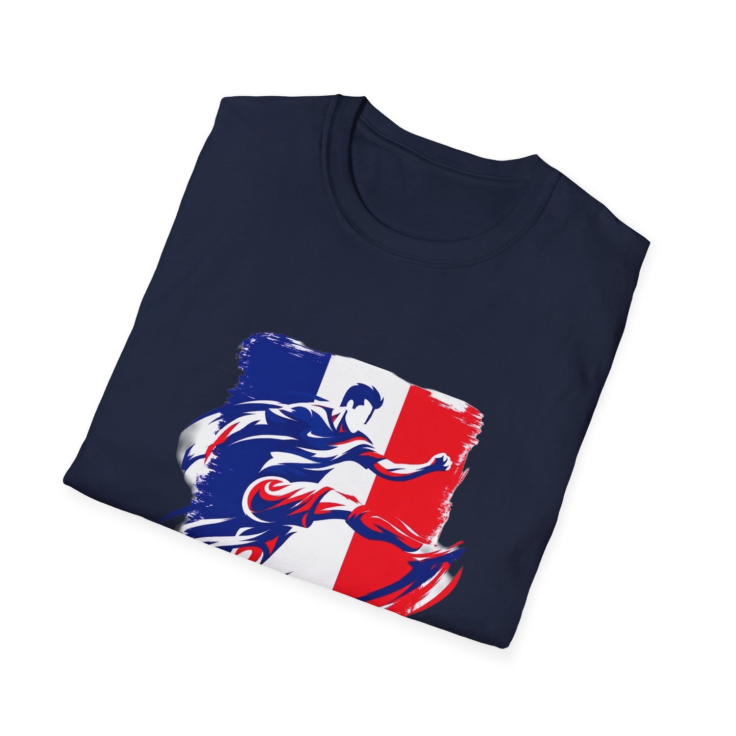 France Soccer Player Graphic T-Shirt – French Flag Football Tee (Since 2020)