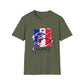 France Soccer Player Graphic T-Shirt – French Flag Football Tee (Since 2020)
