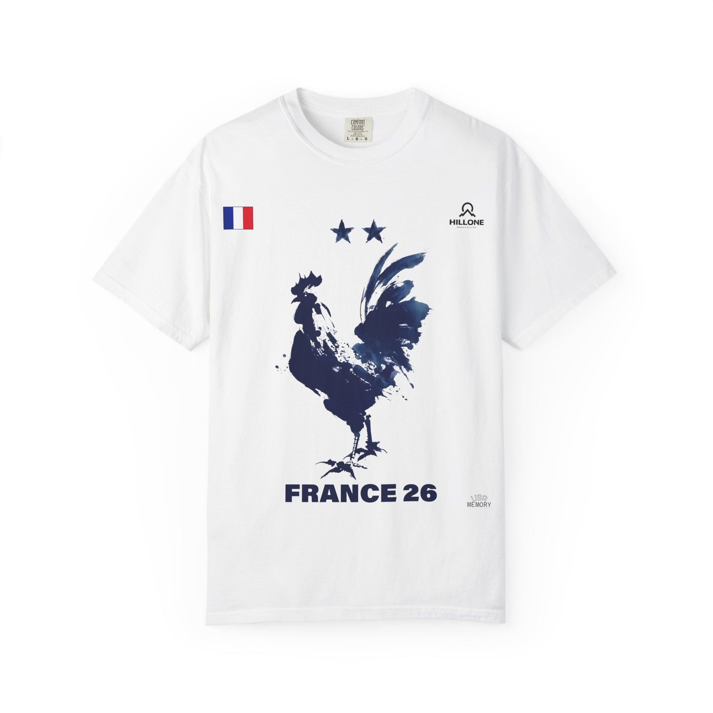 France 26 Rooster T-Shirt — Vintage French Pride Graphic Tee
