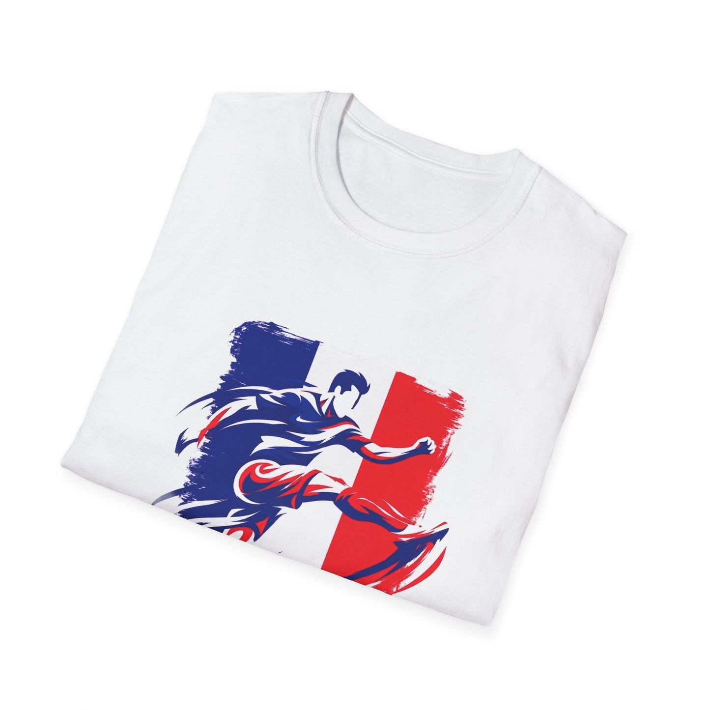 France Soccer Player Graphic T-Shirt – French Flag Football Tee (Since 2020)