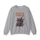 Sweatshirt — 'Too Cute to Spook' Halloween Witch Bat Crewneck