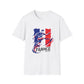 France Soccer Player Graphic T-Shirt – French Flag Football Tee (Since 2020)