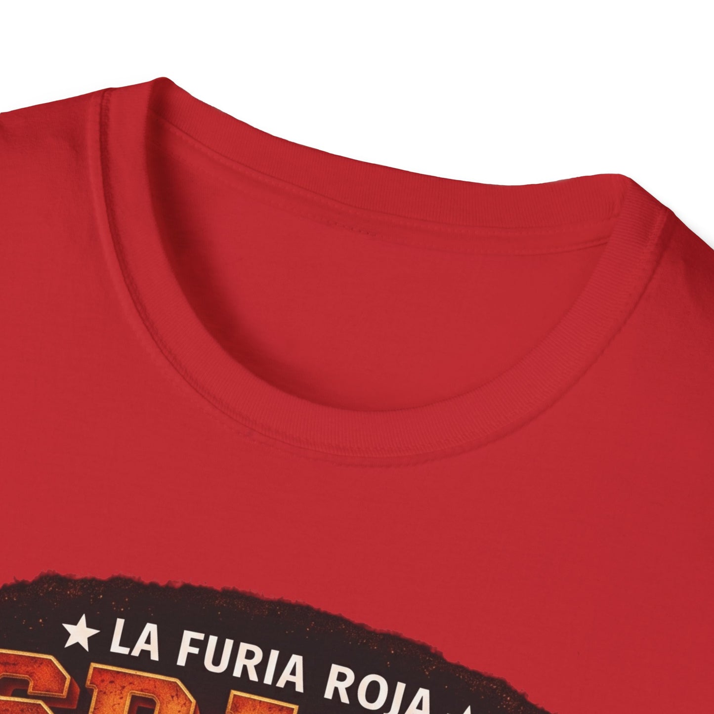 Spain Soccer Crest T-Shirt – "La Furia Roja" Football Jersey Tee