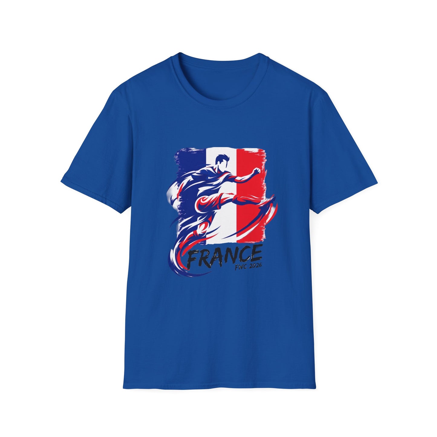 France Soccer Player Graphic T-Shirt – French Flag Football Tee (Since 2020)
