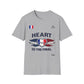 Heart to the Final T-Shirt — French Flag Soccer Fan Tee