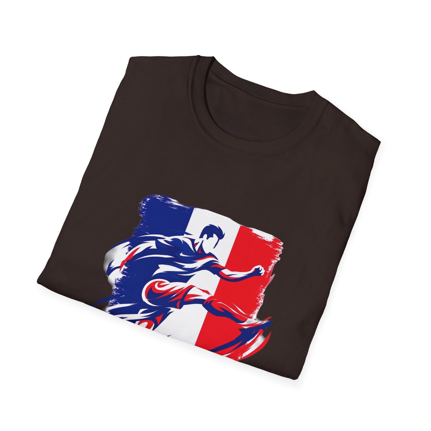 France Soccer Player Graphic T-Shirt – French Flag Football Tee (Since 2020)